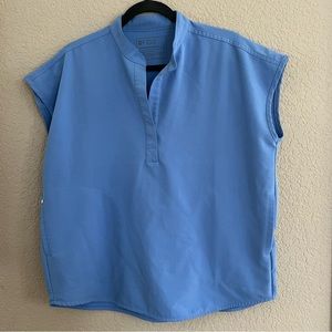 Figs Rafaela top light blue SZ small